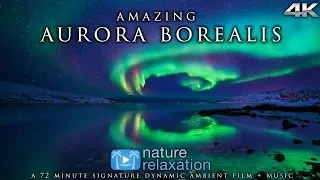 Real-Time Northern Lights in 4K + Healing Music | Alaska's Auroras | Nature Relaxation Film