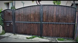 Making a steel and wood gate