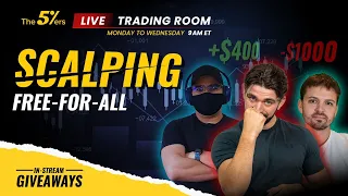 Live Scalping Madness: Mastering Quick Profits - The5ers Live Trading Room