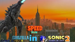 Godzilla in srb2  speedrun  day April 28 2024