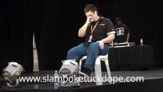 Даниель изображает звучание машин  Daniel the human car sounds guy live @ Extreme Car Salon Sydney