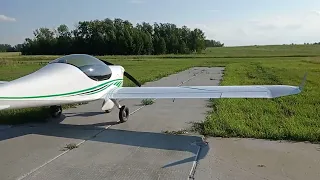 Первый выкат самодельного самолёта