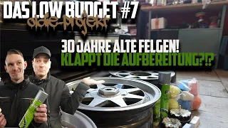 LOW BUDGET Winter Oldie #7 - 30 Jahre alte Felgen aufbereiten.. klappt das?