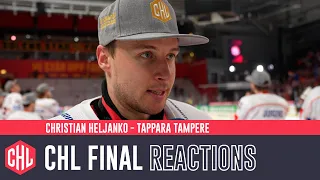 Christian Heljanko on winning the CHL Final