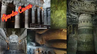 Ajanta Cave #26 where Buddha Realizes Maha Pari Nirvana, the Final Bliss of an Enlightened Being!