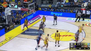 Tyler Bey Points in Maccabi Playtika Tel-Aviv vs. Irony Ness-Ziona