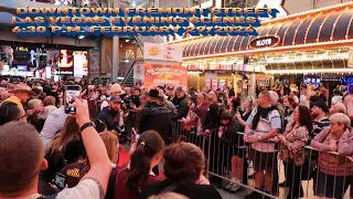 DOWNTOWN FREMONT STREET LAS VEGAS EVENING SCENES FEBRUARY/29/2024 VLOG 912