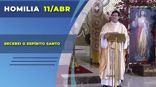 “Recebei o Espírito Santo” | Padre Reginaldo Manzotti | Homilia 11.04.2021