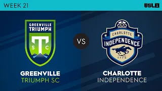 Greenvillle Triumph v Charlotte Independence: August 5, 2023