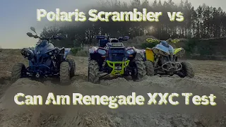 Can Am Renegade XXC vs Polaris Scrambler XP Test