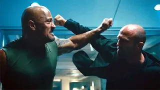 Hobbs vs Shaw - Fight Scene - Furious 7 (2015) Movie Clip HD