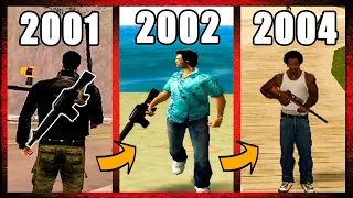 EVOLUTION OF SNIPER LOGIC !!  in GTA games (2001 ~ 2004)