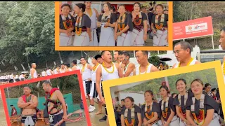 *My Culture My Identity* Traditional Gate Pulling Ceremony Kohima #hornbillfestival2023 Nagaland