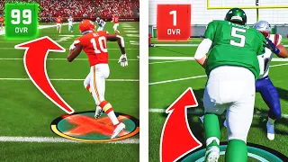 Can a 99 Overall Player Score a 99 Yard Touchdown Before A 1 Overall Scores a 1 Yard Touchdown?