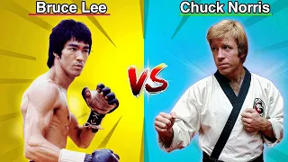 bruce lee vs chuck norris |Comparison of legendary martial warriors