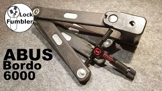 [64] ABUS Bordo 6000 Bike lock , disc-detainer, picked with front tension