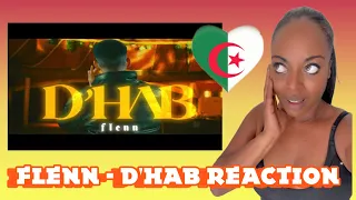 Flenn - D'HAB [ Clip Officiel ] Reaction 🇬🇧🇩🇿🥰 #algeria