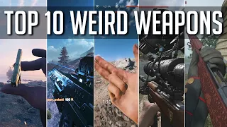 TOP 10 weird weapons in Battlefield