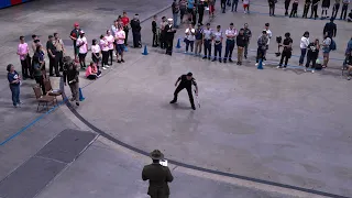 Isaac Rodriguez Medals World Drill Championships 2023 (Top Angle)