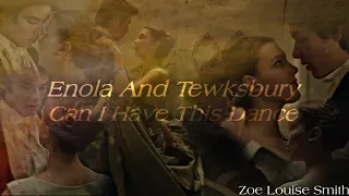 Enola and Tewksbury can I have this dance #enolaandtewksbury #enolaholmes #milliebobbybrown