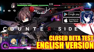 (CLOSED BETA) COUNTER SIDE ENGLISH VERSION GAMEPLAY - TOWER DEFENSE GAME