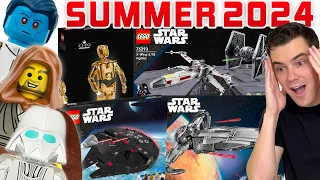 LEGO Star Wars SUMMER 2024 Sets LEAKED! (JEDI BOB, THRAWN, DARTH MAUL, & WEIRD Millennium Falcon!)