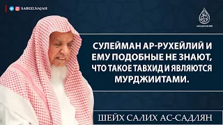 Сулейман Ар-Рухейлий не знает тавхид и является мурджиитом | Разъяснение шейха Салиха Ас-Садляна