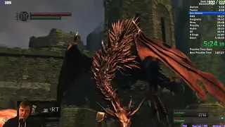 Разбор мирового рекорда в Dark Souls. Ванила All Bosses.