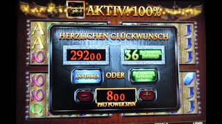 LUCKY PHARAOH 8€ POWER SPINS ohne Ende! Mega Session die es in sich hat! Merkur EXTREM Tr5