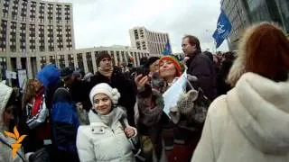 Митинг на проспекте Сахарова: люди
