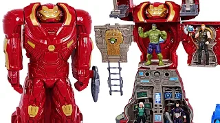 Marvel Avengers Infinity War Hulkbuster Ultimate HQ transform! Defeat the Thanos! - DuDuPopTOY