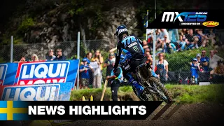 News Highlights | EMX125 Presented by FMF Racing | MXGP of Sweden 2023 #MXGP #Motocross