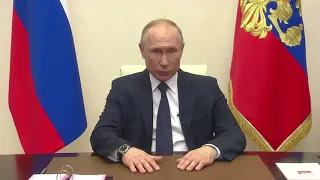 Обращение В В  Путина о продлении карантина