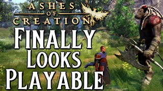 Ashes of Creation Finally Looks Playable