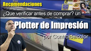 ¿En que fijarnos antes de comprar un plotter de impresión ?