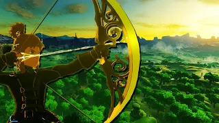 Je roule sur  Zelda BOTW avec l'Arc de Lumière