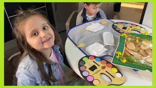 Salt dough - Easter Eggs Decoration- Eggs painting - Easter Tree- Easy, safe & fun for kids!