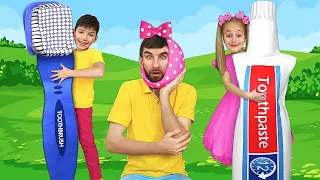 The dentist song for kids. Sasha and funny stories about going to the doctor