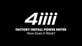 4iiii Factory Install Power Meter - How it works