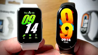 GALAXY FIT 3 vs MI BAND 8 | Características, funcionalidades, qual vale a pena?