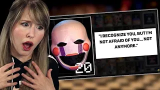 NEW FNAF FAN REACTS TO ALL ULTIMATE CUSTOM NIGHT LINES