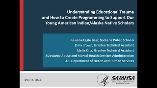 Understanding Educational Trauma and How to Create a Program to Support AI Students