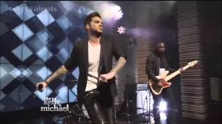 HD- Adam Lambert  Ghost Town  - Kelly   Michael- Live-