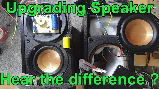 Speakers Rebuild, Upgrading, Recapping, Crossover & Tweeter Replacement, Hear the Difference