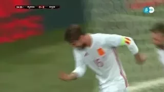 Russia vs Spain 3-3 - All Goals & Highlights - Friendly (14/11/2017)