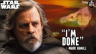 Why Mark Hamill Officially QUIT Star Wars