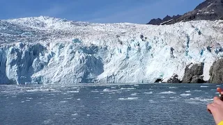 Glacier calving in Kenai Fjords NP