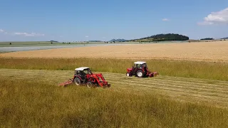 ZetorVlog/26-23/Zetor 7011/7745/2xŽTR 165/poslední louka s první seče/ 7ha/GoPro H9/DJI mini 2