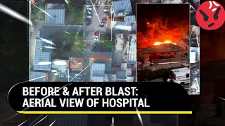 Gaza Hospital: Satellite Footage Of Site Before and After Rocket Blast Released By Israeli Forces
