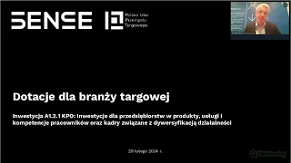 Dotacje dla branży targowej - A1.2.1 KPO HoReCa